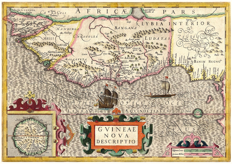 Afrikaans Guinee 1606 Hondius